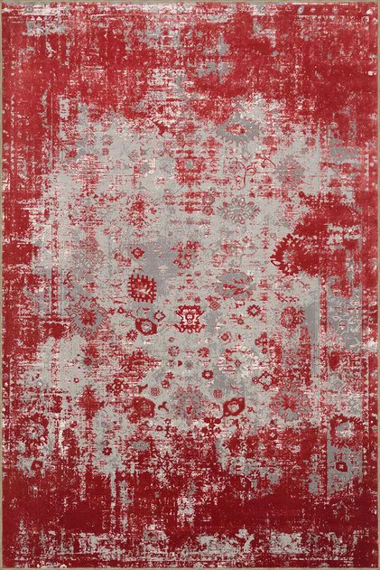 Red Modern Colorful Patterned Decorative Carpet Miravip932