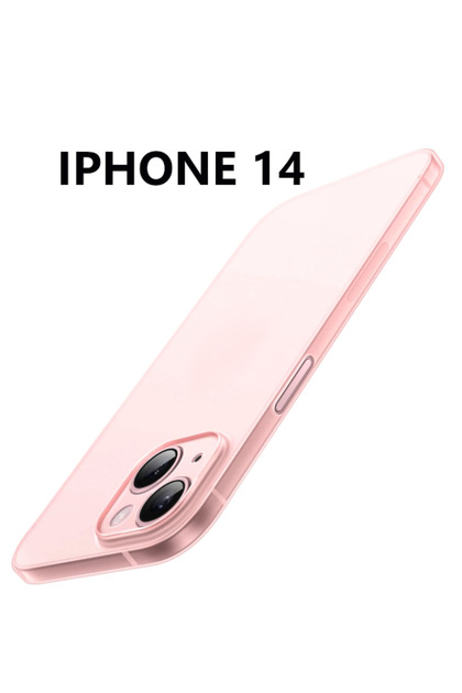 Ultra Thin Translucent Case Compatible with iPhone 14 Matte Surface Minimalist Cover with Anti-Dirty Camera Protection