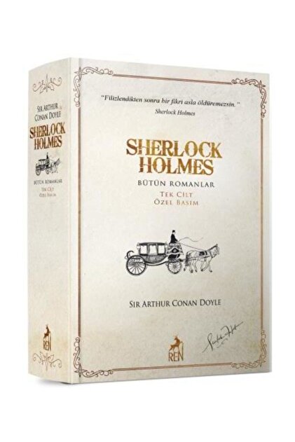 Ren Kitap Sherlock Holmes Bütün Romanlar Tek Cilt (Özel Basım