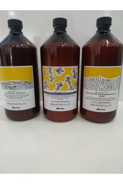 Davines Nourishing 3'lü Keratin Bakım Mucize Set 1000 Ml Şampuan+