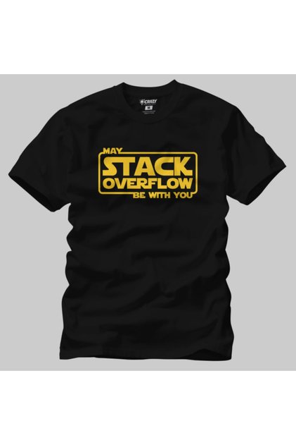May Stack Overflow Be With You Men's T-shirt