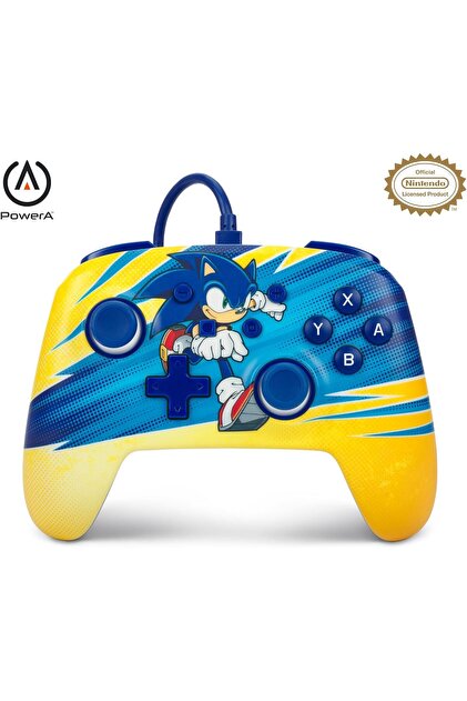 Powera Enhanced Kablolu Joystick Nintendo Switch - Sonic Boost