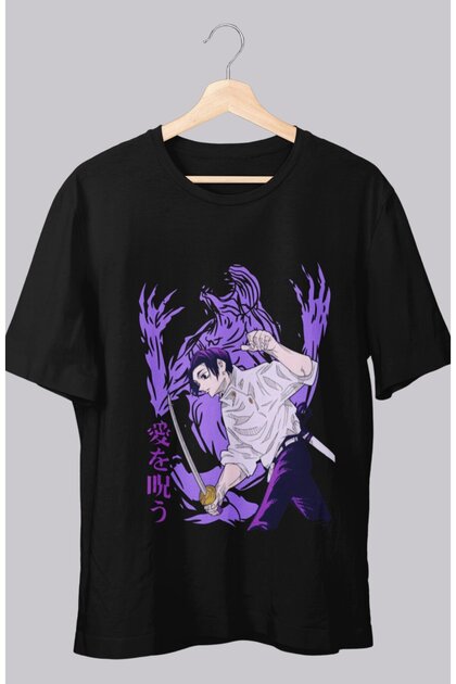 Oversize JJK Okkotsu Yuta Printed T-shirt, Unisex Anime Printed T-shirt