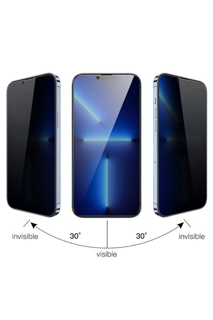 iPhone 13 Pro Max Uyumlu Kolay Yapışan Antistatik Özellikli Toz Tutmayan Hayalet Ekran Koruyucu