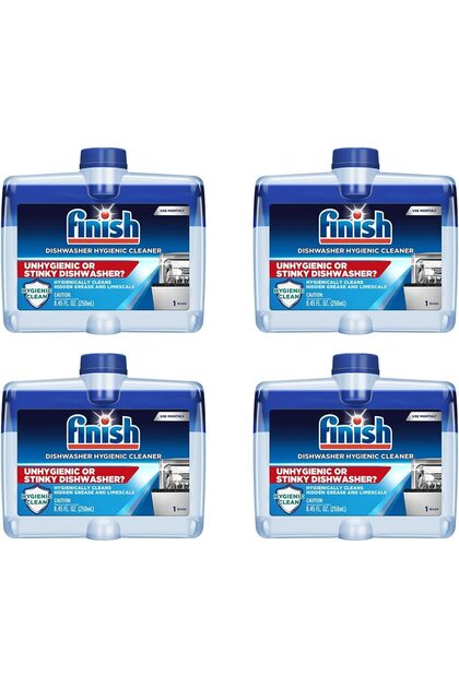 8.45 Fl Double Action Dishwasher Cleaner for Bottle Oil and Lime Fighting - Pack of 4