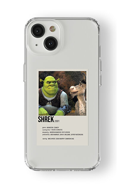 Multitronic iPhone 13 Compatible Shrek Poster Design Printed Transparent Case- Trendyol Multitronic iPhone 13 Compatible Shrek Poster Design Printed Transparent Case- Trendyol