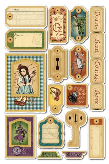 Vintage Themed Sticker Set - 17 Piece Sticker Set - Phone, Tablet, Notebook Laptop Compatible Stickers