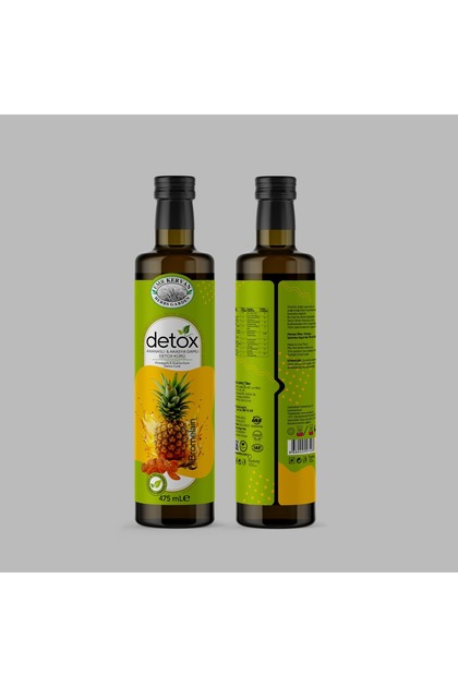Wakaya ケトシェイク&バーン Emr Kervan Herbs Garden Ananaslı (Bromelain) ve Akasya Gamlı Detox