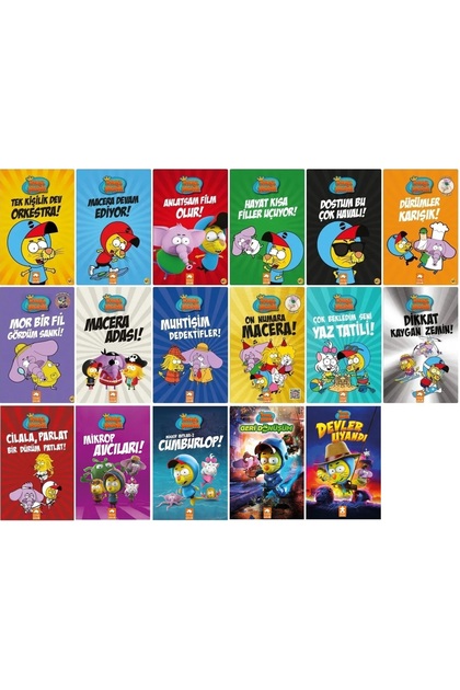 Eksik Parça Yayınları Kral Şakir 13 Kitap +Mikrop Avcıları 1-2 +