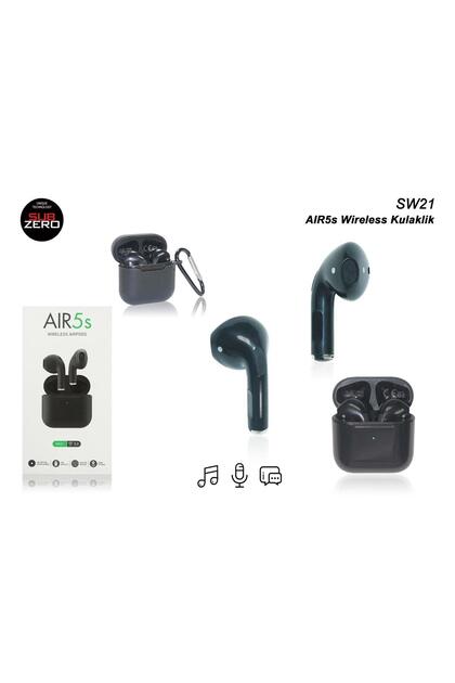 Subzero Kablosuz Bluetooth Kulaklık Sw21 Aır5s Siyah Kılıf