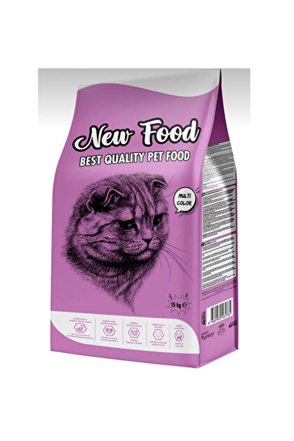 趣味 PERMANENT FOOD No.3 New Food Multicolor Yetişkin Kedi Maması 15Kg - Fiyatı, Yorumları