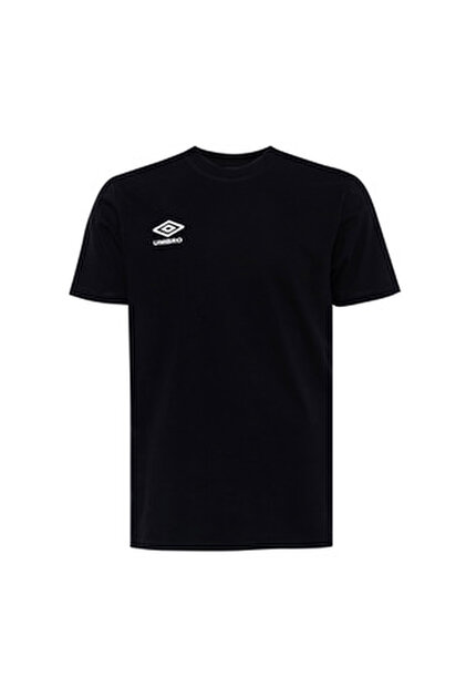 Umbro Erkek Siyah Oversize Pamuklu Bisiklet Yaka T-shirt Umbro