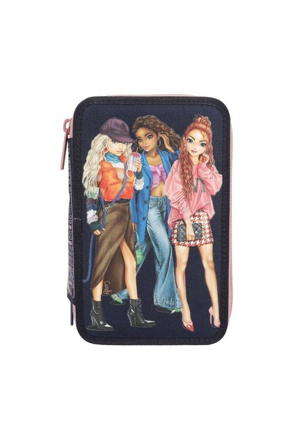3 Gözlü Dolu Kalem Kutusu City Girls
