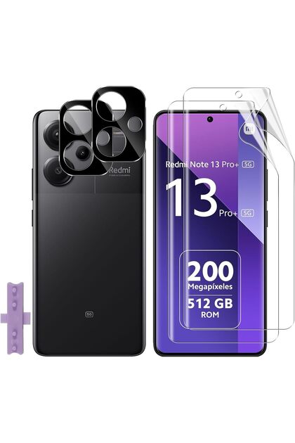 Rivor Xiaomi Redmi Note 13 Pro+ Plus 5G İçin Koruyucu Jelatin +