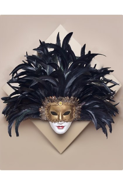 Eyes Wide Shut - Mandy - Tüylü Venedik Maskesi