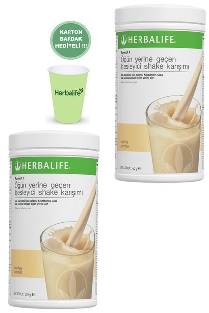 Set1 Vanilya Aromalı Shake Herbalife Vanilyalı Shake Mama 2 adet