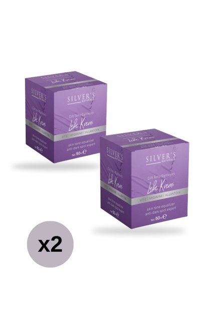 Anti-Spot Skin Tone Evening Cream with Vitamin E - 50ml (For Acne, Birthmarks, Age Spots, Sunburns) x2