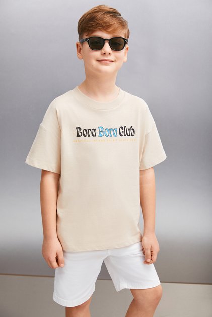 Zanis Men's Beige T-Shirt