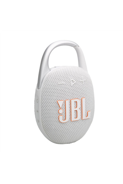 JBL Clip5, Bluetooth Hoparlör, IP67, Beyaz - Fiyatı, Yorumları