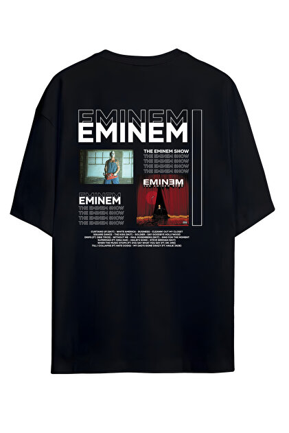 Adrift Eminem - The Eminem Show Tasarımlı Unisex Oversize T-shirt
