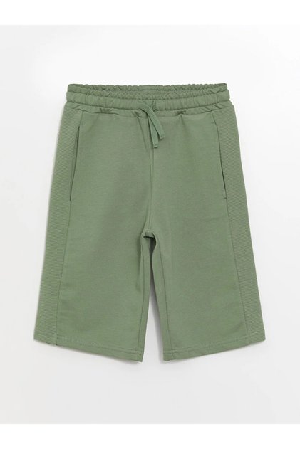 Green Elastic Waistband Basic Boys' Roller Shoes (S4)