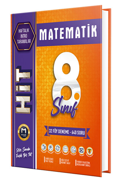 Mozaik Yayınları Mozaik 8. Sınıf Matematik HİT 32 Föy Deneme 640
