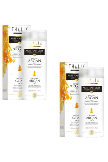 Thalia Organik Argan Yağlı Saç Dökülmesine Karşı Şampuan 300 ml X 2 Adet - 1