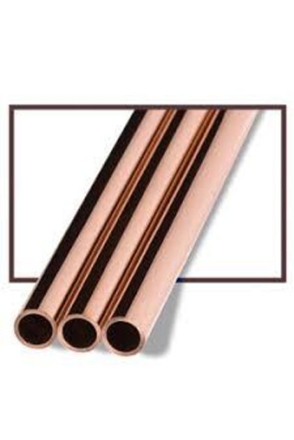 Hırdavat Erbabı DÜZ Bakır Boru Boy Dış Çap 10 Mm Iç Çap 8 Mm 1 Mt.