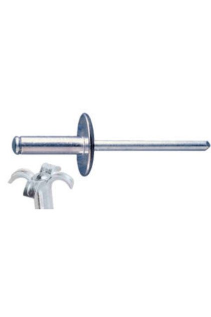 Bralo Geniş Kafa Ahtapot Papatya Aluminyum Perçin 4.8x21 Mm ( 200 Adet ) - Made In Spain
