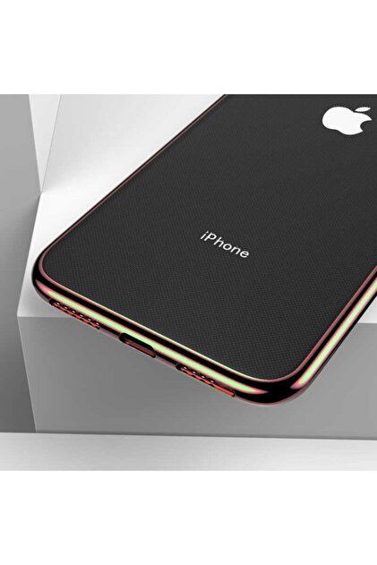 Apple Iphone X - Xs Uyumlu Kılıf Benks Magic Glitz Transparent Protective Soft Thin Case - 3