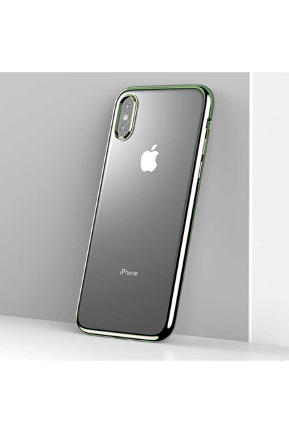 Apple Iphone X - Xs Uyumlu Kılıf Benks Magic Glitz Transparent Protective Soft Thin Case - 5