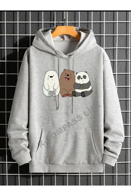 Unisex Hooded Owersize Sweatshirt 3 Kafadar