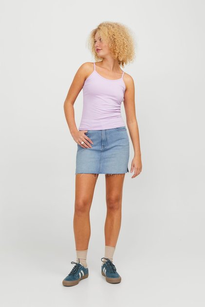 Kadın Denim Mini Etek - Aura