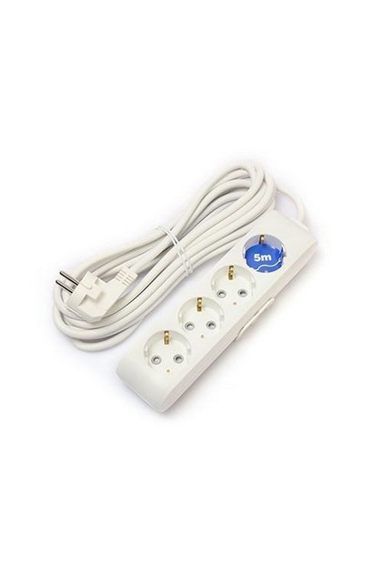 MULTİ-LET CHILDPROOF QUAD EARTHED GROUP SOCKET OUTLET WITH 5 MT. CABLE 90113405