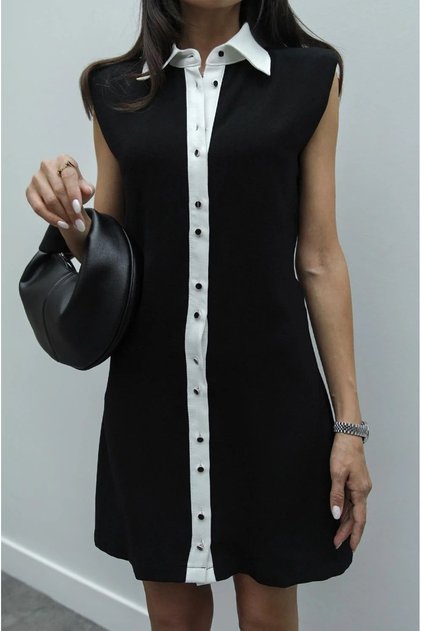 Rochie cu dungi negre