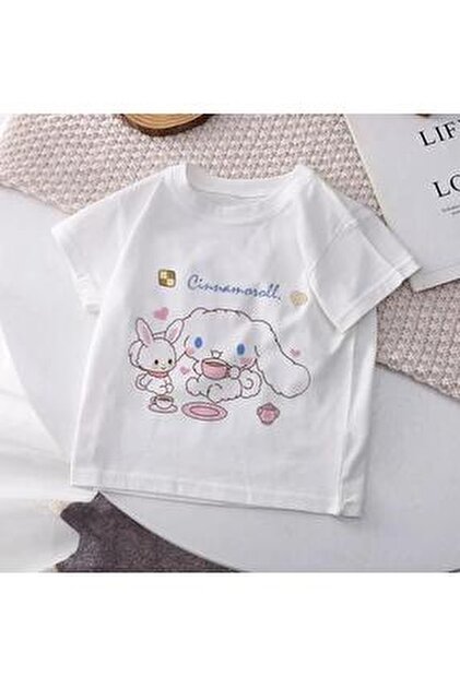 chana♡ Touz Moda Cute Cinnamoroll Young T-shirt - Fiyatı, Yorumları