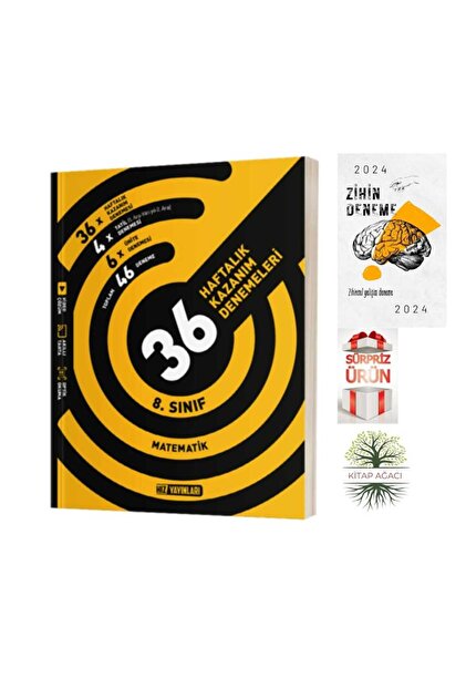 Hız Yayınları HIZ YAYINLARI 8.SINIF MATEMATİK 36 HAFTALIK KAZANIM