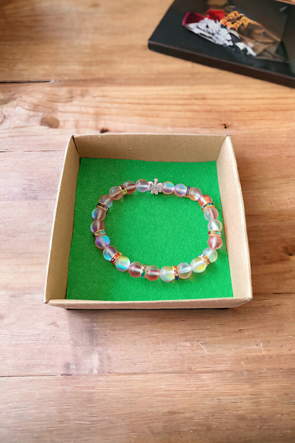 Orange Thermal Quartz Stone Bracelet Natural Stone Bracelet Natural Gems Original Bracelet Stone