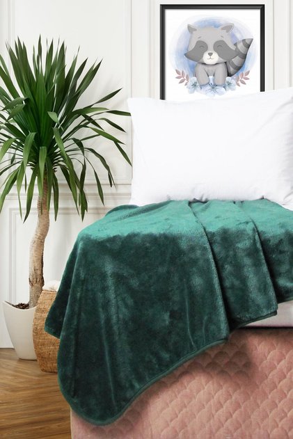 Tiny Wellsoft Baby - Kids Blanket Emerald Green 100X100 cm