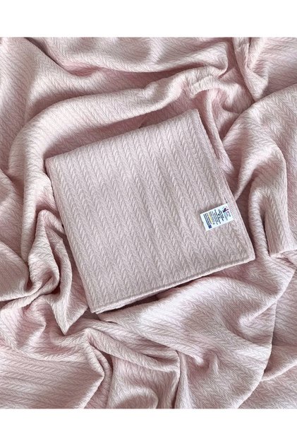 100% Cotton Multi-Purpose Knitted Pique Blanket (100 X 100)