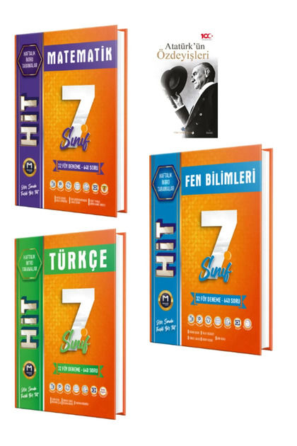 Mozaik Yayınları Mozaik 7. Sınıf Matematik Türkçe Fen Bilimleri