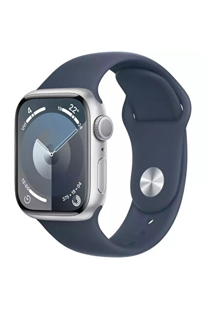 Apple Watch Series 9 GPS 45mm Gümüş Alüminyum Kasa ve Fırtına