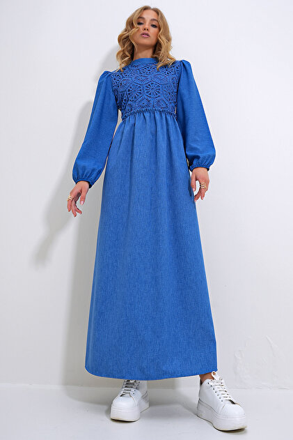 cute linen dresses Cute Lilac Color Linen Dress