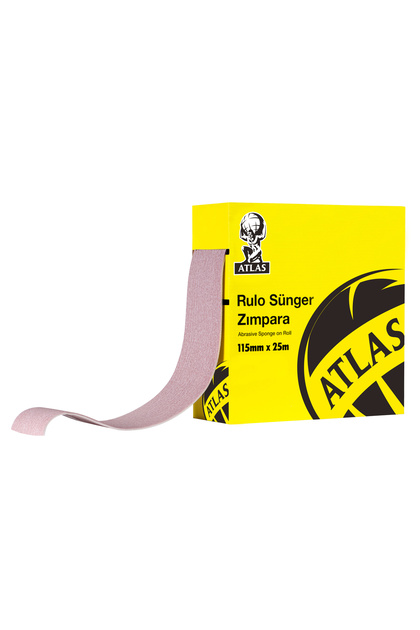 Atlas - 80 KUM SÜNGER RULO ZIMPARA P80 - RTH RL 115X25 M P37C ATL