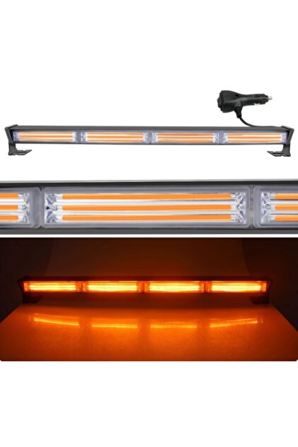 Oto Çizgi Tepe Led Bar Çakarlı İkaz Lambası Off Road 12 24v 60 cm