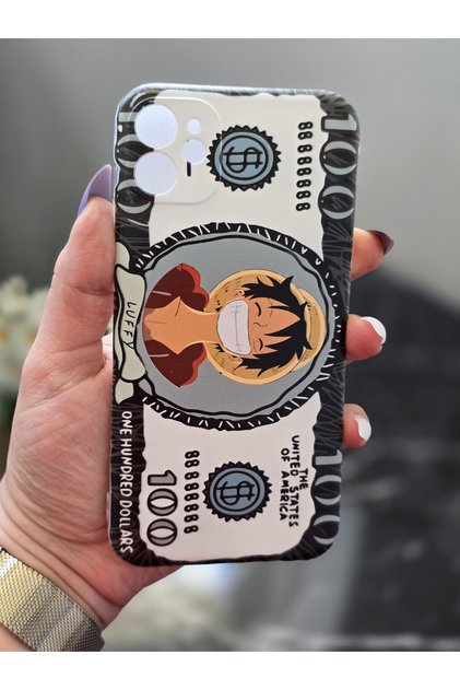 Luffy Design Transparent Phone Case Compatible with iPhone 11