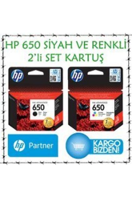 650 Kartuş Siyah-renkli Orjinalcz101a/cz102a