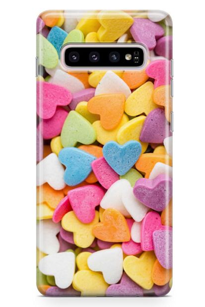 Zipax Huawei Nova 5t Kılıf Şeker Kalpler Desenli Baskılı Silikon Kilif - Mel-109580 - 3