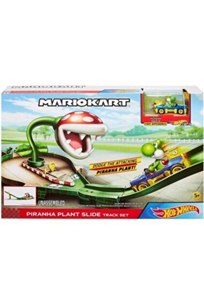 HOT WHEELS Mario Kart Piranha Tesisi Kaydırak Pisti Seti Gcp26