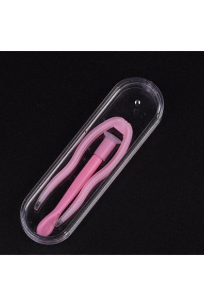 Pembe Kontakt Lens Cımbızı Ve Vantuzu